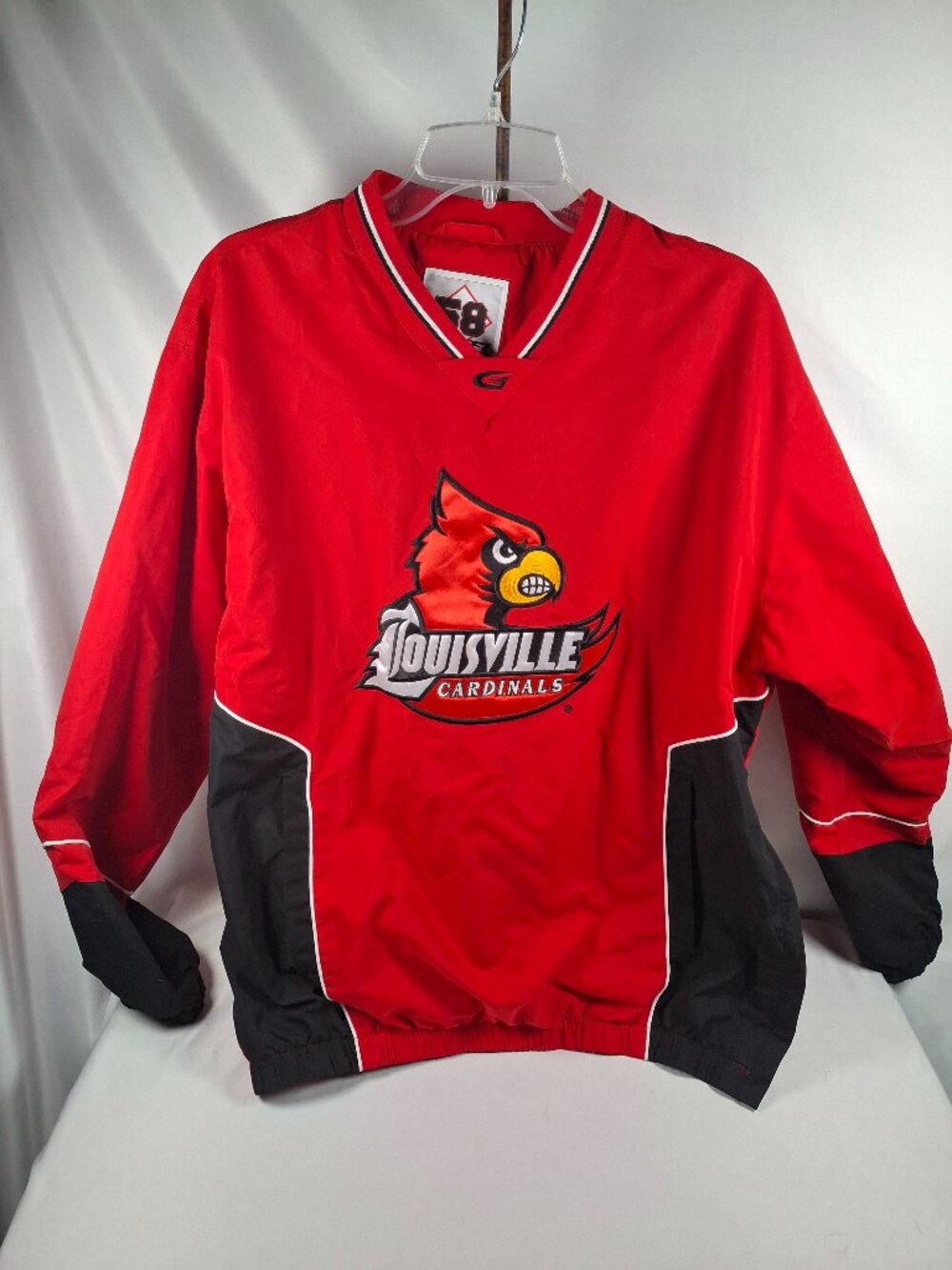Vintage UofL Windbreaker Pullover - Size M